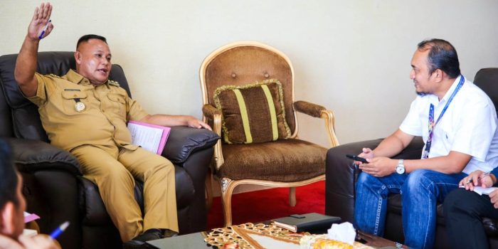 Bupati Lampung Selatan H. Nanang Ermanto Terima Audiensi PT Angkasa Pura II
